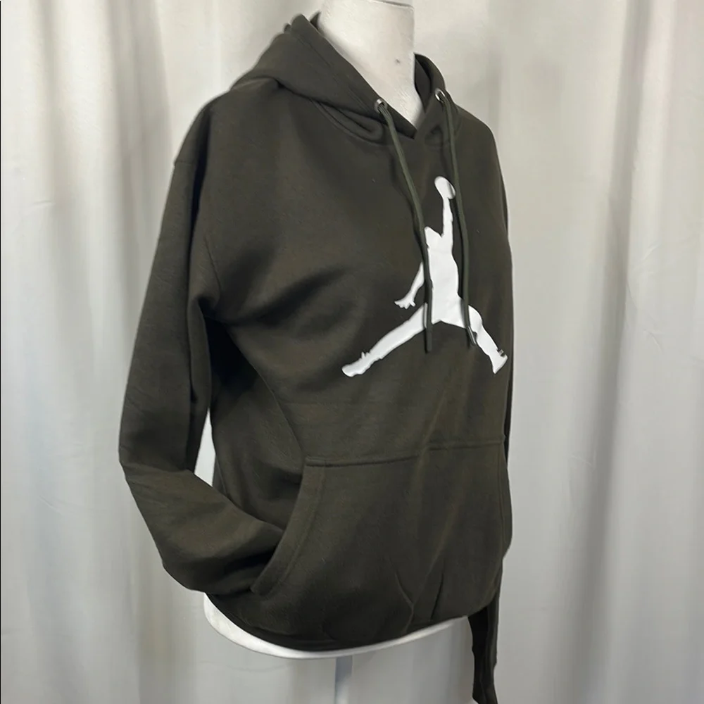 Jordan Olive Green Slam Dunk Hooded Sweatshirt- XL_ NWT